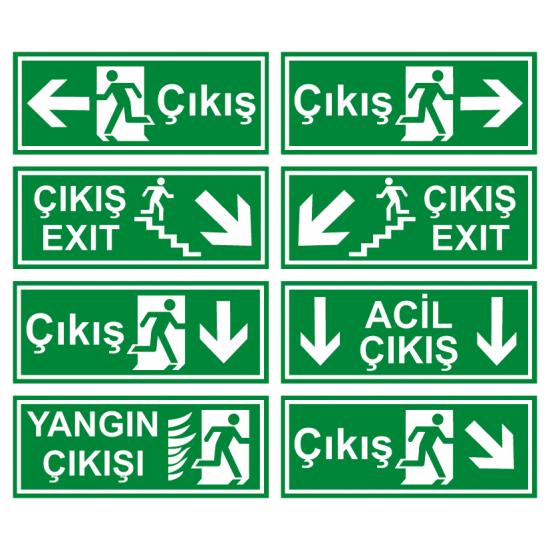ACİL ÇIKIŞ LEVHALARI